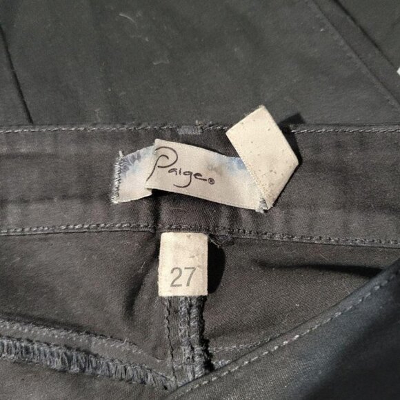 Paige Size 27 Black Verdugo Legging Mid Rise Skinny Leg Jeans - Picture 6 of 9